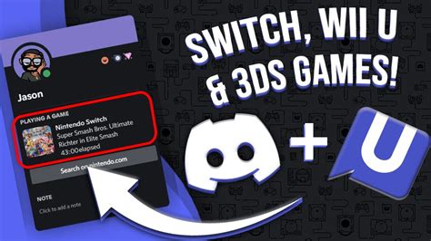 how to show nintendo switch status on discord